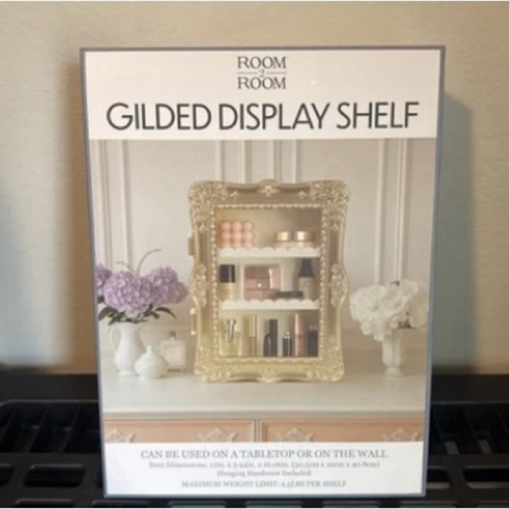 Viral Chic Organizer-Gilded Display Shelf
(2) - Picture 5 of 5